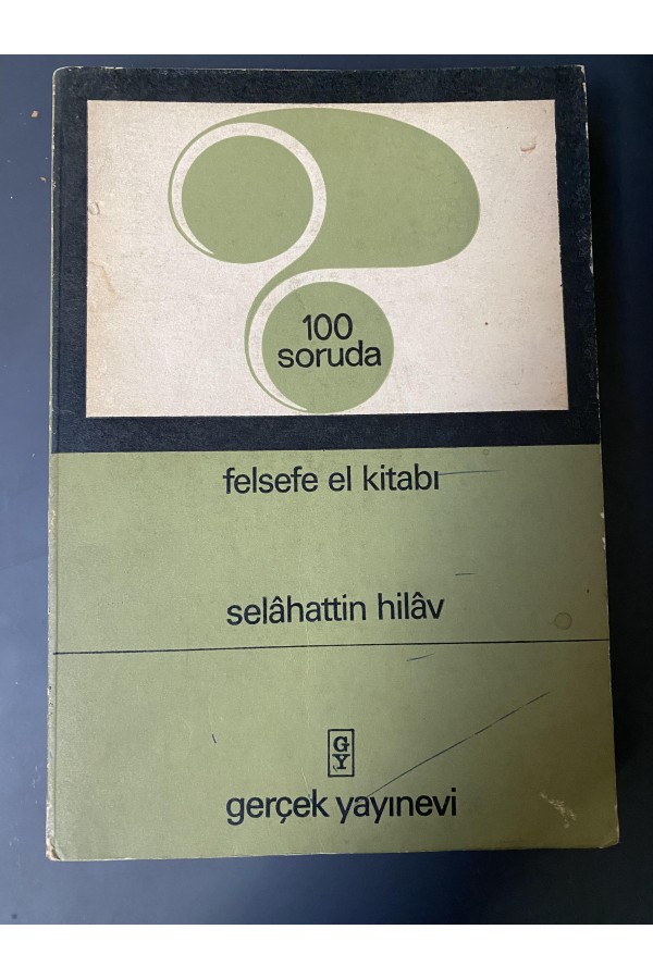 Selahattin Hilav Felsefe El Kitabı İthaflı İmzalı