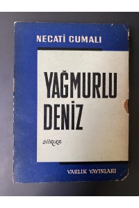 Necati Cumalı Yağmurlu Deniz İthaflı İmzalı