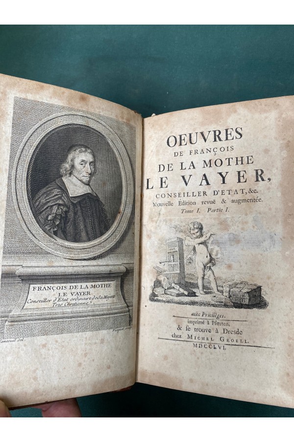 OEUVRES DE FRANCOIS De La Mothe Le Vayer