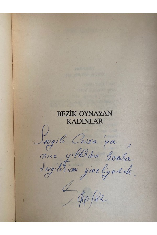 Edip Cansever İthaflı İmzalı